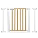 Kinderkraft Lock&GO Treppenschutzgitter Ohne Bohren, Türschutzgitter, Kinderschutzgitter, von 75 bis 103 cm, 90 Grad öffnen, doppelte Verriegelung, Holz