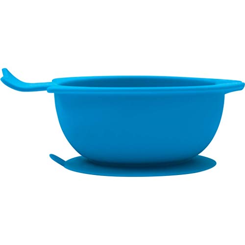 Bowl De Silicone Com Ventosa - Azul, Buba, Azul