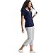 Hanes womens Nano Premium Cotton V-neck Tee fashion t shirts, Navy, X-Large US