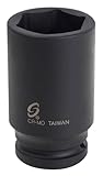 SUNEX TOOLS 433md 3/4-Inch Drive 33-Mm Deep Impact Socket