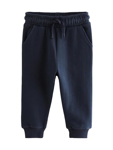 NEXT Niños Pantalones de chándal de Corte Slim y Punto de Tacto Suave Azul Marino 3 Meses