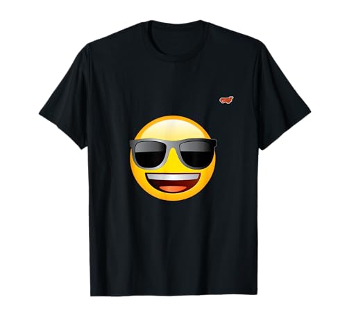 lunettes de soleil emoticon visage heureux T-Shirt