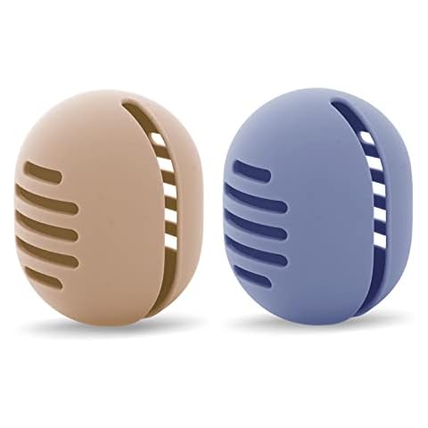 Cobee Makeup Schwammhalter, 2pcs integrierte Makeup Schwamm Reiseetui Silikon waschbar wiederverwendbar beidseitig belüftet atmungsaktiv Beauty Blender Halter Cover