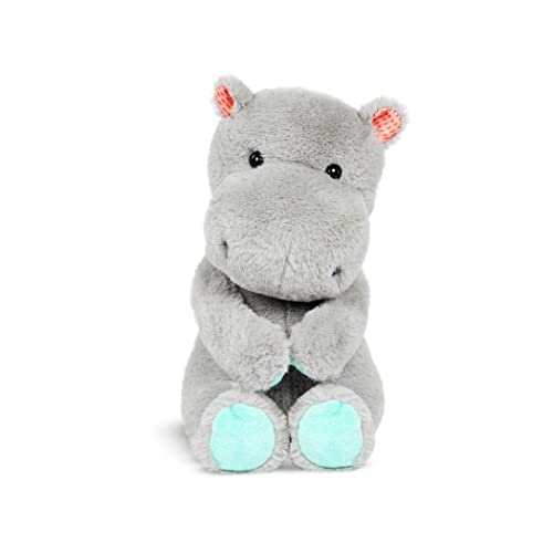 B. toys - Happyhues - Gerry Grey (Dunkelgrau) - Plüsch Nilpferd - Plüschtier - Weiches & graues Nilpferd Spielzeug - Waschbares Spielzeug für Baby, Kleinkind, Kinder - 0 Monate +