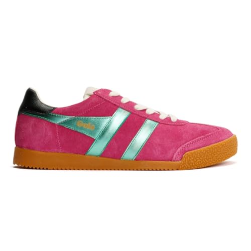 Image of Gola Women's Elan Glitz Suede Sneakers