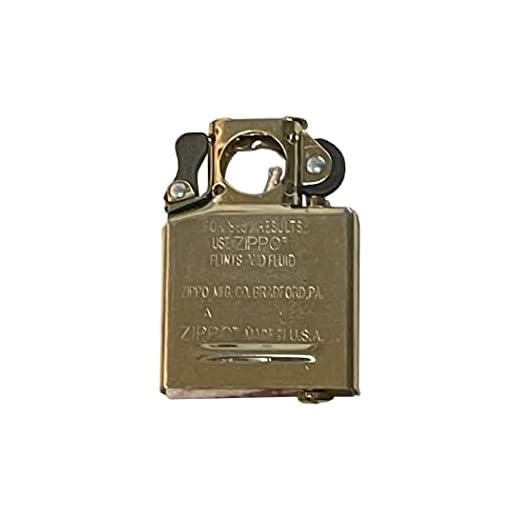 Zippo Lighter Pipe Insert Gold Plated