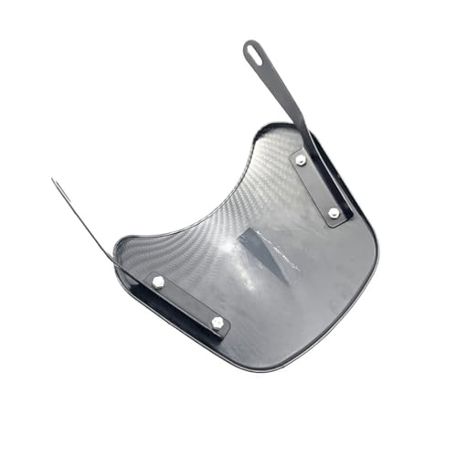 Vent pare-brise moto carbone déflecteur vent avec lentille