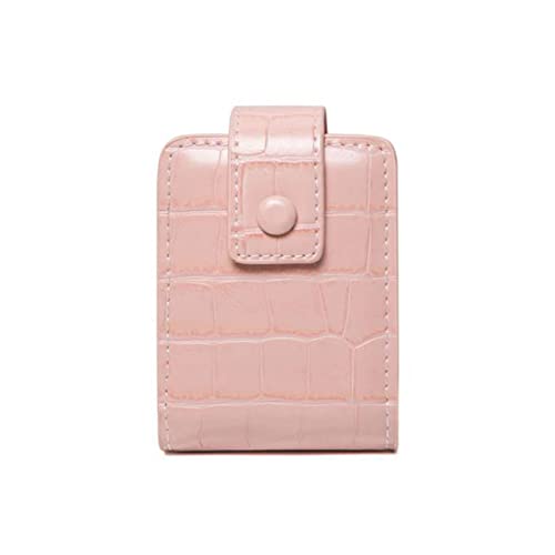 HuaDmaing Premium Leather Lipstick Organizer Case with Mirror