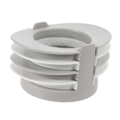 VINTORKY Egg Slicer Set Stainless Steel Silicone Egg Cutters for Yolk Separation Fancy Dividers for Cutting