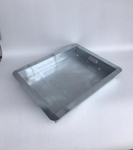 LB METALMECCANICA Cassetto cenere 50x40 h 7 cm artigianale rinforzato CS. LB-BOX68