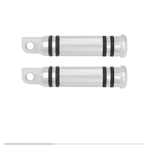 Repose-Pieds Moto Mâle en Aluminium Robuste pour Dyna et Sportster - Noir