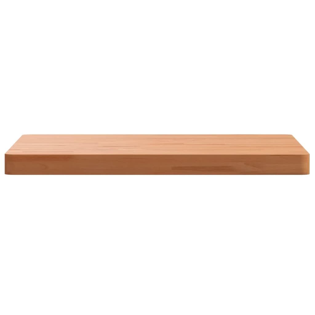 Piano da tavolo 60 x 60 x 4 cm, quadrato, legno massello di faggio laccato, per tavolino da caffè e progetti di mobili fai da te, ricambio durevole per scrivania