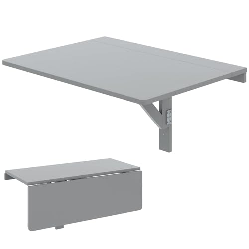 Tangkula 31.5" x 23.5" Spacious Wall Mounted Table, Folding Wall