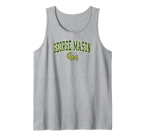 George Mason Patriots Arch Over Gray Officially Licensed Tank Top