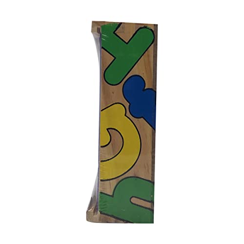 Magnet alphabet bois 52 pcs pour tableau enfant - 4