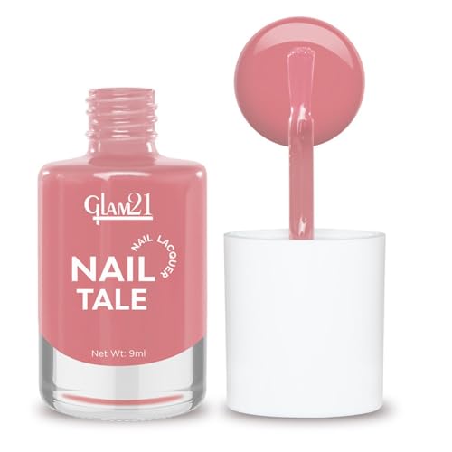 Image of Glam21 Nail Tale Nail Polish | Glossy Gel Finish | Rich Pigmentation | Chip Free | Quick Drying Formula | Long Lasting Nail Polish for Women | 9ml | Shade-31