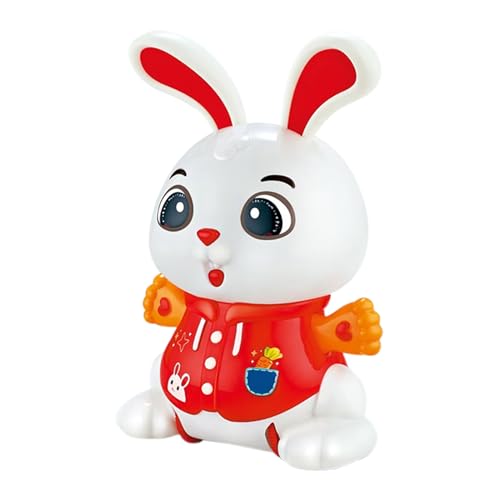 Figura De Conejo - Animal Eléctrico Animado, Juego De Ficción Creativa, Entretenimiento Con Personajes Divertidos, Juguete De Movimiento Interactivo | Bunny Playset Colocación