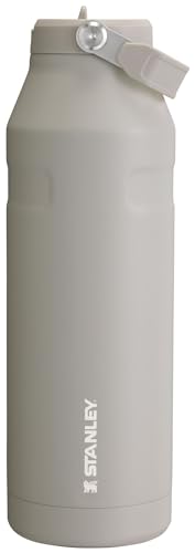 Image of Stanley IceFlow Flip Straw 2.0 Water Bottle 50 OZ | Built-In Straw with Larger Opening | Lightweight & Leak-Resistant | Insulated Stainless Steel | BPA-Free | Ash