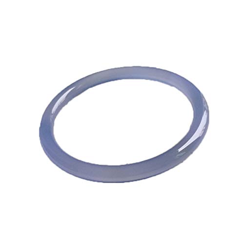 Bracelet calcédoine bleue naturelle de Turquie, perles rondes pour bijoux fins de lithothérapie