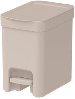 Ou Lixeira com Pedal 6L Bege Linha Trium | Resistente