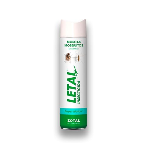 Insecticida Moscas y Mosquitos Letal Zotal Super Maton 750ml MUY EFICAZ | Insecticida Spray para todo tipo de insectos voladores | Uso Interior y Exterior Acción Inmediata | Nexum Market
