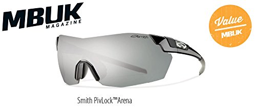 Smith Men's PivlockŞ Arena Max Rectangular Sunglasses, Grey Orange/SIL Grey Speckled CP, 992