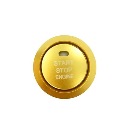 �����{�^���X�e�b�J�[ Compatible With Subaru For Forester For Outback For Legacy ���K�V�B�{�^���X�^�[�g�g�����_�΃X�C�b�`�Ԃ̃X�e�b�J�[�C���e���A�A�N�Z�T���[(Yellow)