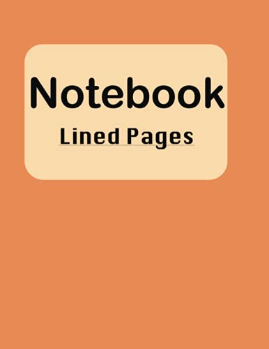 Notebook Lined Pages: Composition notebook wide ruled (Large 8.5 x 11) | College Ruled Notebook