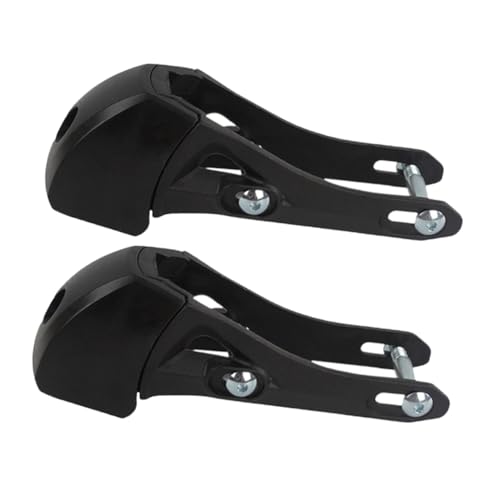 SUPVOX 2pcs Universal Inline Skate Toe Stoppers Non Slip Plastic Roller Skate Brakes for Safety Outdoor Skating