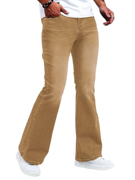 Ben Martin Men's Bell Bottom Jeans || Bootcut Denim Pants || Wide