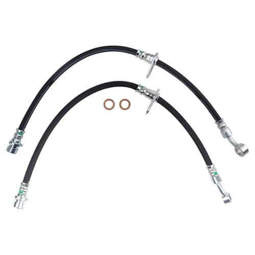 Trq Brake Hose Set Compatible With 2011-2017 Honda Odyssey