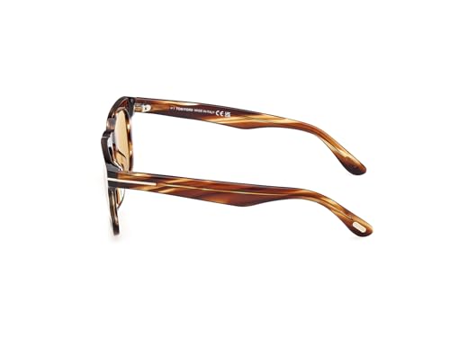 Tom Ford Dax Light Brown Square Men's Sunglasses FT0751 53E 503