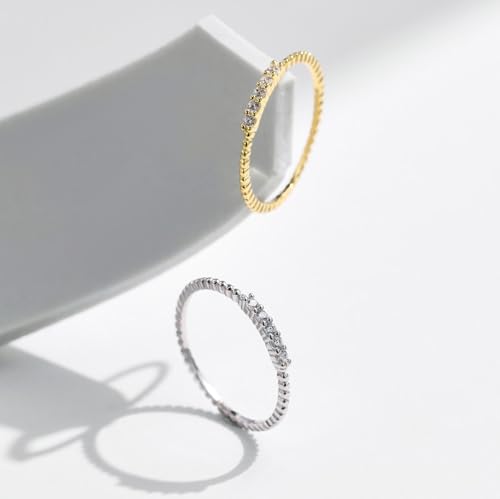 Anillo de mujer con moisanita de 9 mm en oro que nunca pierde brillo 5