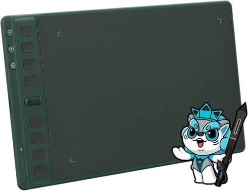 HUION Inspiroy 2 M Graphics Tablet, New Digital Pen PW110, 8 Customizable Shortcut Keys, Easy-to-Use...