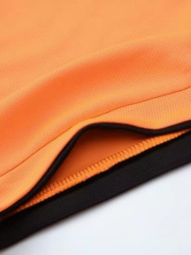 YiZYiF Kids Boys Football Goalie Training Uniform Short Sleeve Soccer Jersey Shirt with Shorts Set Sport Tracksuit4