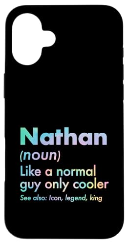 �l�C�T�� Like A Normal Guy Only Cooler Legend King �t�@�[�X�g�l�[�� �X�}�z�P�[�X iPhone 16 Plus �p
