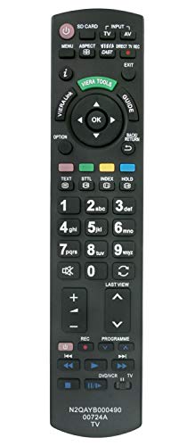 ALLIMITY N2QAYB000353 N2QAYB000490 Remote Control Replacement for Panasonic Viera TV TX-L42E30E TX-L42V20E TX-LF42G20S TX-P42G15B TX-P42V10 TX-P50V10E TX-PF42G30E TX-PF50G30 TX-L32E30E TX-L32V10E - Image 2