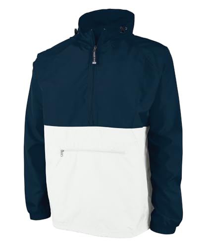 Image of Charles River Apparel Unisex Pack-N-Go Pullover, Lightweight Packable Anorak Windbreaker for Men and Women