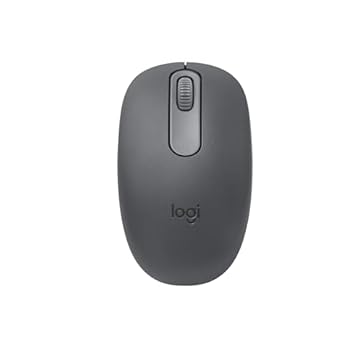 Mouse sem fio Logitech M196 com Conexão Bluetooth, Design Ambidestro Compacto, Rastreamento Preciso, Compatível com PC e Mac, Windows e macOS - Grafite