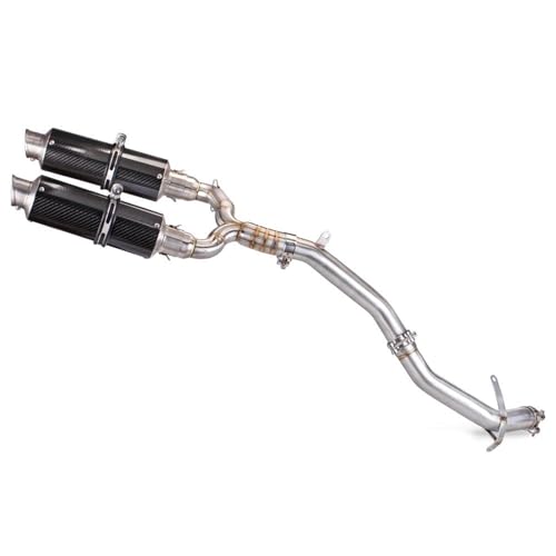 Tuyau d'échappement modifié moto Suzuki GSR 600 en acier inoxydable durable