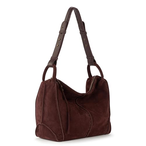 Image of The Sak Los Feliz Hobo Purse - Premium Large Leather Women's Handbag for Everyday & Travel - Durable Purse With Zipper Pocket