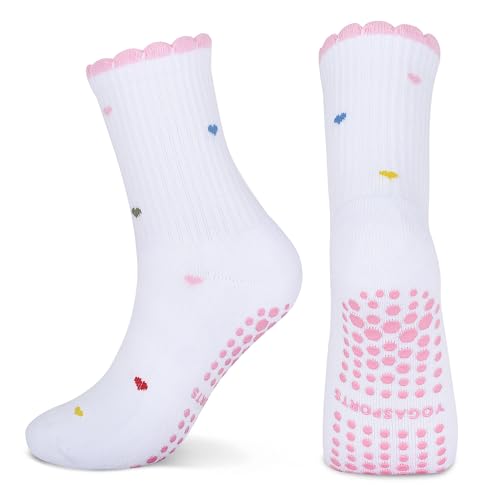 Image of Grip Non-slip Cute Pilates Socks for Yoga,Barre,Reformers US Shoe Sizes 5-11