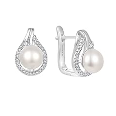 hoop with 8mm pearl+drop shape