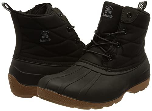 Kamik Damen Simona N Halblange Stiefel, Black, 41 EU