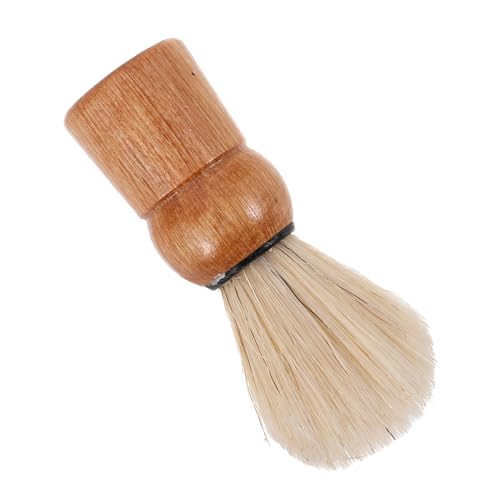 COLLBATH Wooden Beard Brush Boar Bristle Shaving Brush for Men Facial Grooming Easy to Clean