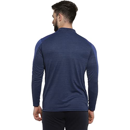 Image of CAHOOT Men's Solid Grey Dri Fit Full Sleeve Activewear T Shirt Regular Fit for Casual Wear