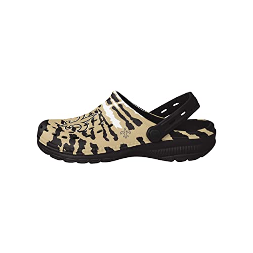 Image of FOCO Mens NFL Team Logo Tie-dye Garden Water Sandals Shoes Slipper Clogs with Strap