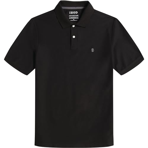 IZOD Men's Big and Tall Advantage Performance Short Sleeve Polo Shirt2