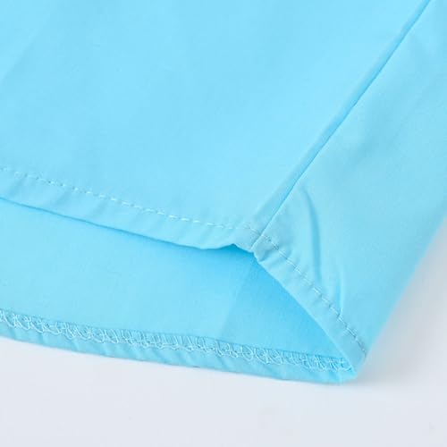 Boys Long Sleeve Solid Color Shirts Classic Collared Button Cotton Trendy Shirts Tops Fall Basketball Simple Clothes4