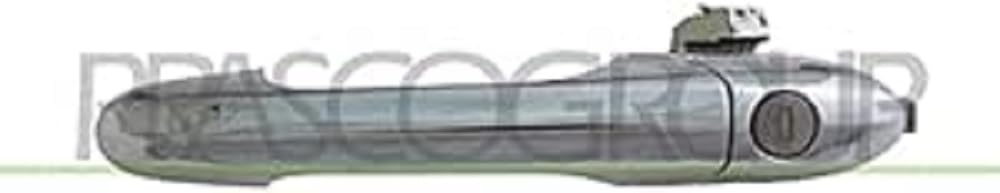 PRASCO Türgriff FT0308002 vorne links Chrom Kompatibel mit FIAT 500 312, ABARTH 500/595 / 695 Schrägheck 312